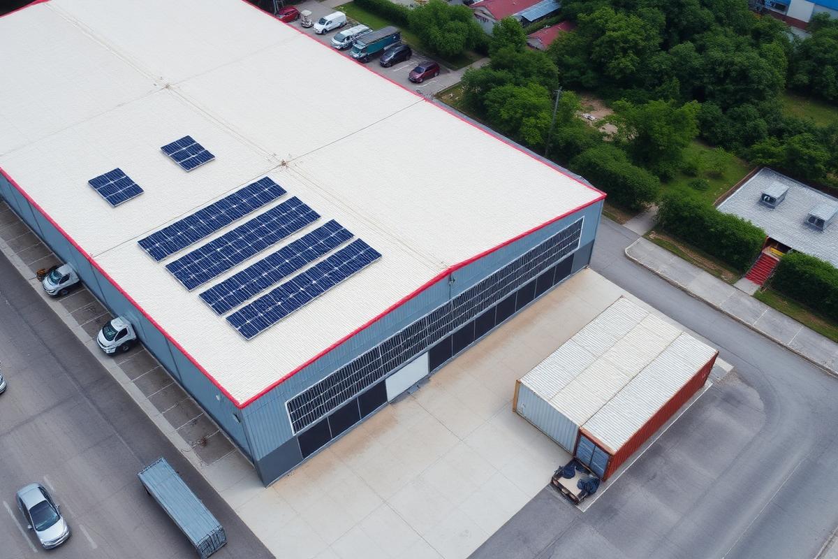 Rayong Cold Storage rooftop site